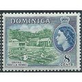 Dominica 1954 SG149 8c Deep Green & Deep Blue M...