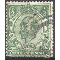 GB 1912 - KGV - SG344 - ½d green - used