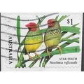AUS 2018 $1.00 (S/A) 'BIRDS -FINCHES - STAR' ON...