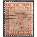 India 1890 SG94 3a Brown-Orange Good/Fine Used ...