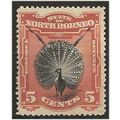 North Borneo 1894 SG72 5c Black & Vermilion Mou...