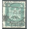 Germany 1924 - 5pf green - New National Eagle -...
