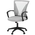 Gray Modern Mid-Back Ergonomic Mesh Office Desk...