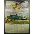 1952 Cadillac Golden Anniversary Convertible Car Ad - It's a wonderful year