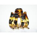 Medium size golden brown amber black gray hair ...