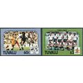 Football World Cup, Mexico: 60c & $3 - Tuvalu 1...