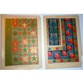 Arte Bizantino - 2 lithographs circa 1890 by J....