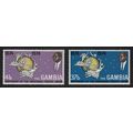 Gambia Centenary of UPU 2v 1974 MNH SG#318-319