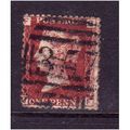 GREAT BRITAIN 1858-79 QV SG44 1d RED BROWN PLAT...