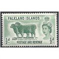 Falkland Islands 1957 SG187 1/2d Green Mounted ...