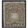 British East Africa 1890 SG4 1/2a Dull Brown Mo...