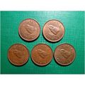 1942 1943 1944 1945 1946 Farthings Coins Date R...