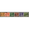 1944 6 different values - #2422 fine used (o)