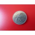 1983 ELIZABETH II FALKLAND ISLANDS FIVE PENCE. U