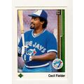 1989 Upper Deck Cecil Fielder baseball card #36...