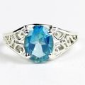 Paraiba Topaz, 925 Sterling Silver Ring, SR005