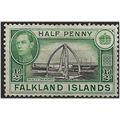 Falkland Islands 1938 SG146 1/2d Black & Green ...