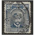Southern Rhodesia 1924 SG5 3d Blue Fine Used . ...