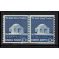 1520 10c Jefferson Memorial Fine MNH CLP W1672