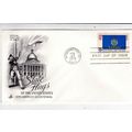 Kansas United States 1976 State Flags FDC Washi...