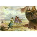 Art MYLES BIRKET-FOSTER The Swing Postcard (Med...