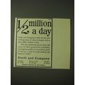 1900 Swift and Company Ad - 1/2 Million a day