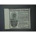 1915 The University of Chicago Ad - Mitchell Tower