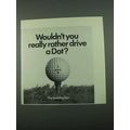 1969 Spalding Dot Golf Ball Ad - Rather Drive