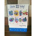 Age 11 Birthday Card - Boys - 004