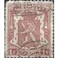 BELGIUM, Lion, Coat of Arms, brown 1945, 1F