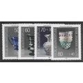 BERLIN - 1986 U/M (SET) 'PRECIOUS GLASSES' (4v)...