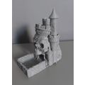 skull castle mini dice roller tower with tray/c...