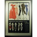 1957 Hollywood V-ette Bras and Vassarette Girdles Ad - Undercover color scheme