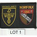 Scout Double Badge UK Norfolk/Broadlands - Blac...