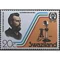 Swaziland QEII 1976 Telephone 20c Graham Bell M...