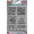 Kate Knight. Stained Glass Collection Stamp Set...