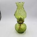 MCM LE Smith Moon & Stars Art Glass Olive Green...