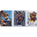 Autographed 3 Card Lot with Julius Erving Signed