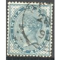 India stamps 1882 - SG 84 - QV ½a green used 3