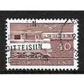 FINLAND 1962 FINNISH RAILWAYS 40M PURPLE DIESEL...