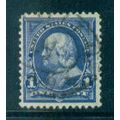 Used 264 1c Benjamin Franklin Fine M02791