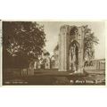 Yorkshire YORK St Mary's Abbey Postcard (Rotary...