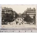 vintage postcard Paris, Avenue de l'Opera