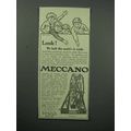 1913 Meccano Toy Ad - We Built This Model, It W...