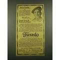 1915 Tuxedo Tobacco Ad - Harry Lauder