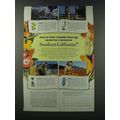 1949 Southern California Tourism Ad - Which of These 4 Seasons
