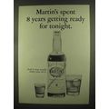 1965 Martin's Scotch Ad - Worth Every Year Of It