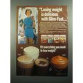 1984 Slim-Fast Weight Loss Ad - Losing is Delicious