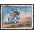 SAN MARINO, 2 Lira Theme Veteran Car, Panhard 1895