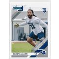 2019 Donruss Football Base 267 Dakota Allen RC ...